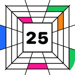 25 Steps Icon