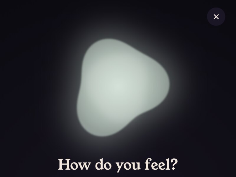 Choosing how you feel before telling what happened
